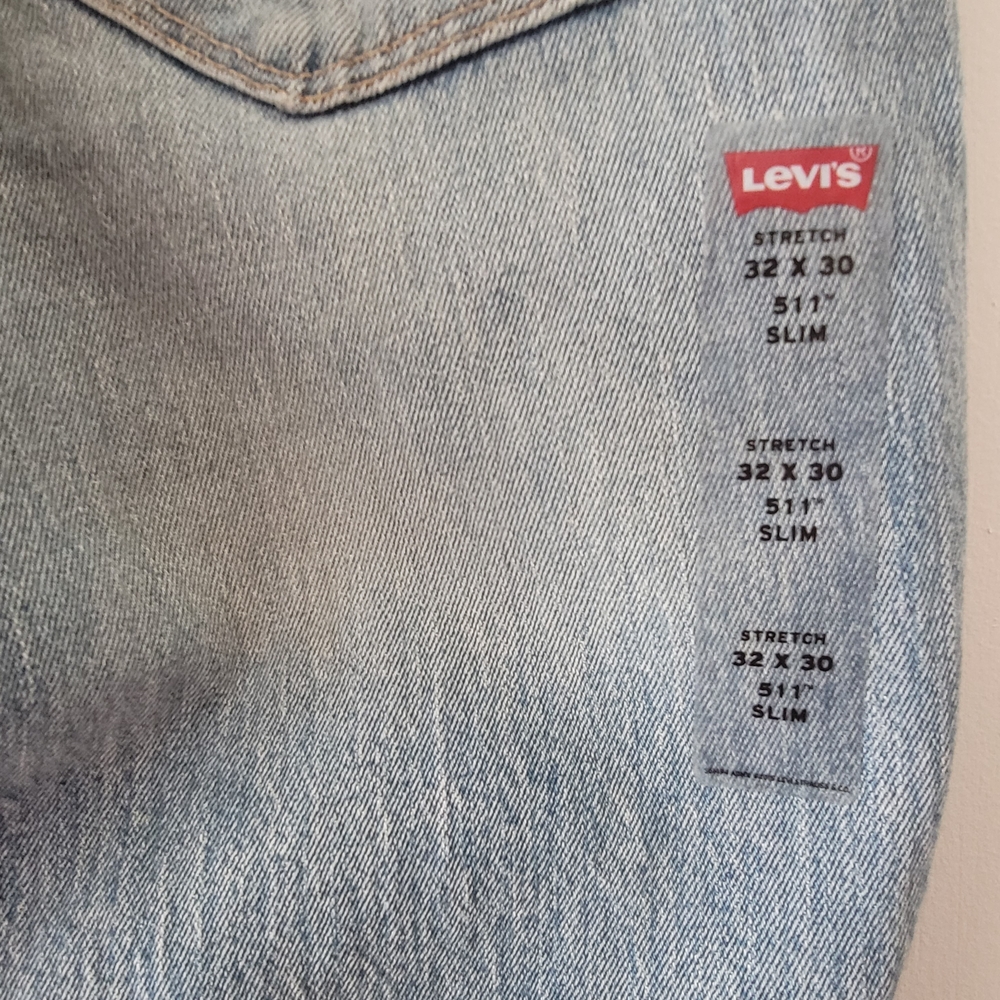 Levi's Light Blue Stretch Slim Jeans